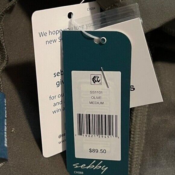 Sebby Juniors Olive Hooded Zippered Rain Jacket Medium NWT - Picture 9 of 9